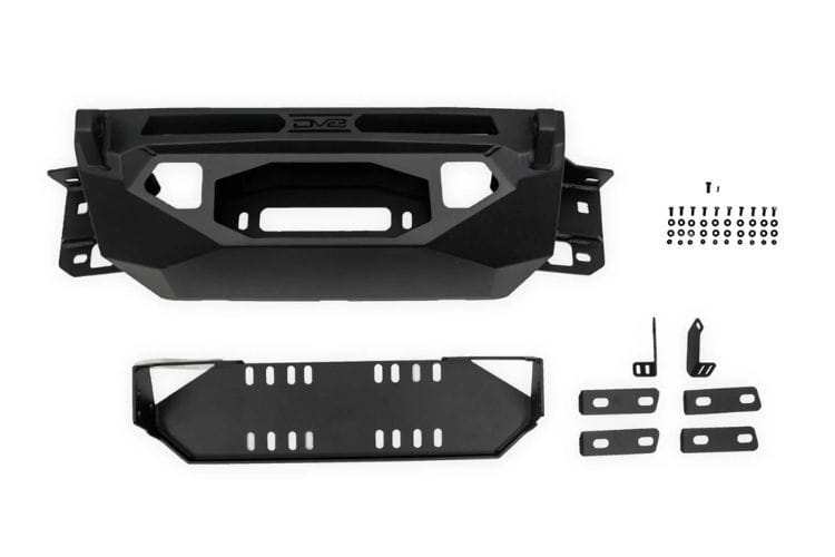 DV8 Offroad Centric front bumper FBTL4-01 for 2024-2026 Toyota Land Cruiser durable DV8 Offroad Centric winch bumper black