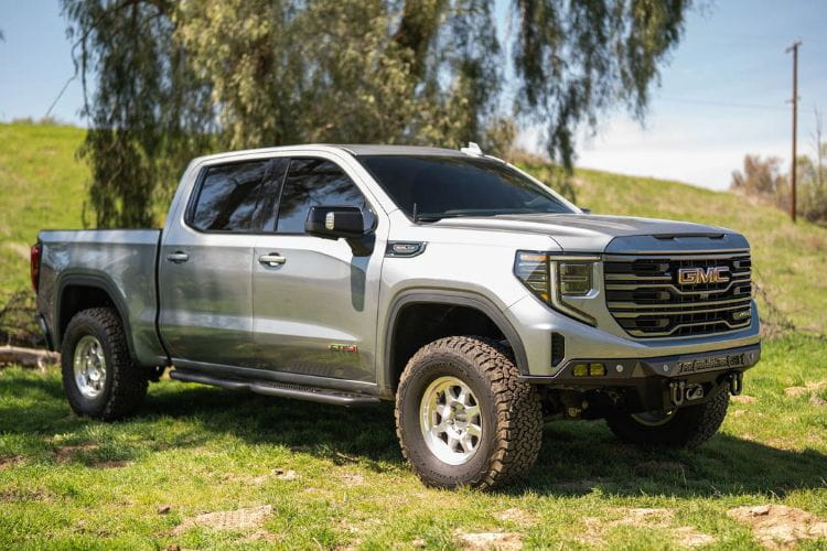 DV8 Offroad Spec Series front bumper FBGC1-03 for 2022-2026 GMC Sierra 1500 durable DV8 Spec Series winch bumper black
