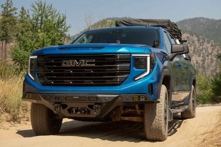 DV8 Offroad Spec Series front bumper FBGC1-03 for 2022-2026 GMC Sierra 1500 durable DV8 Spec Series winch bumper black