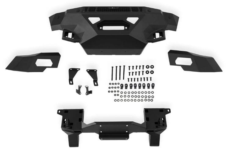 DV8 Offroad Spec Series front bumper FBGC2-02 for 2024-2026 GMC Sierra 2500HD/3500HD durable DV8 Offroad bumper black