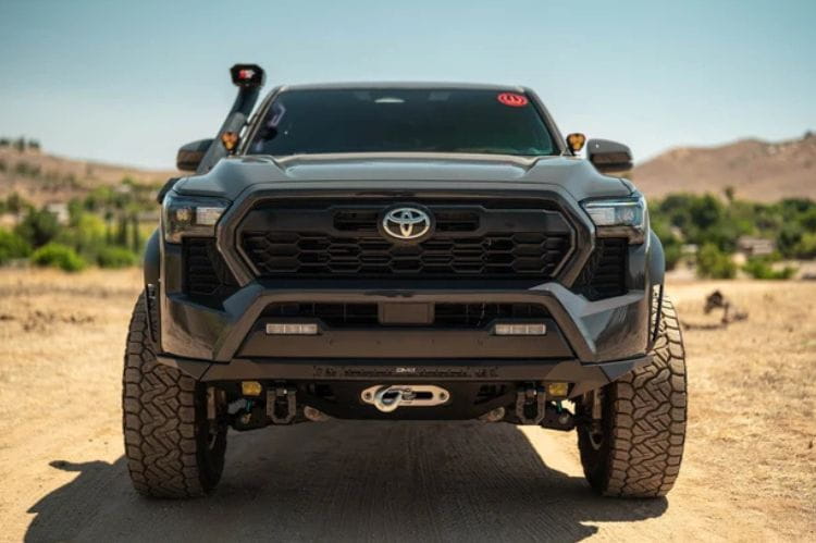DV8 Offroad Spec Series winch front bumper FBTT1-09 for 2024-2026 Toyota Tacoma durable DV8 Spec Series bumper black