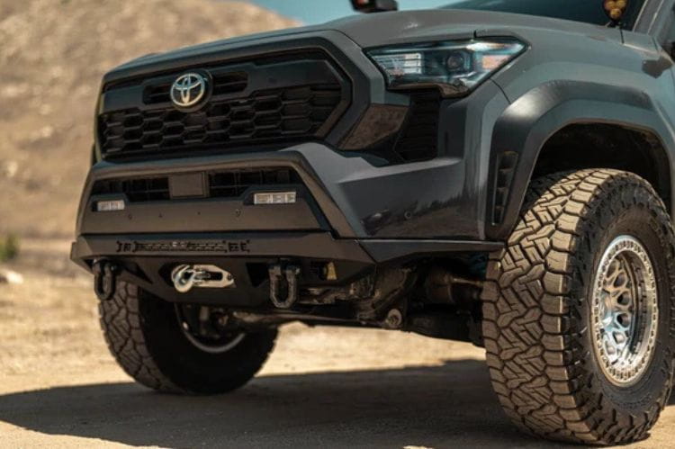DV8 Offroad Spec Series winch front bumper FBTT1-09 for 2024-2026 Toyota Tacoma durable DV8 Spec Series bumper black