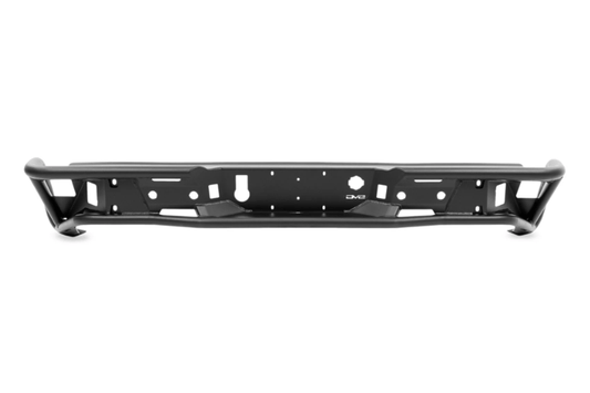 DV8 Offroad truck rear bumper RBCS1-04 for 2019–2025 Chevy Silverado 1500, heavy-duty bumper for rugged rear-end protection.