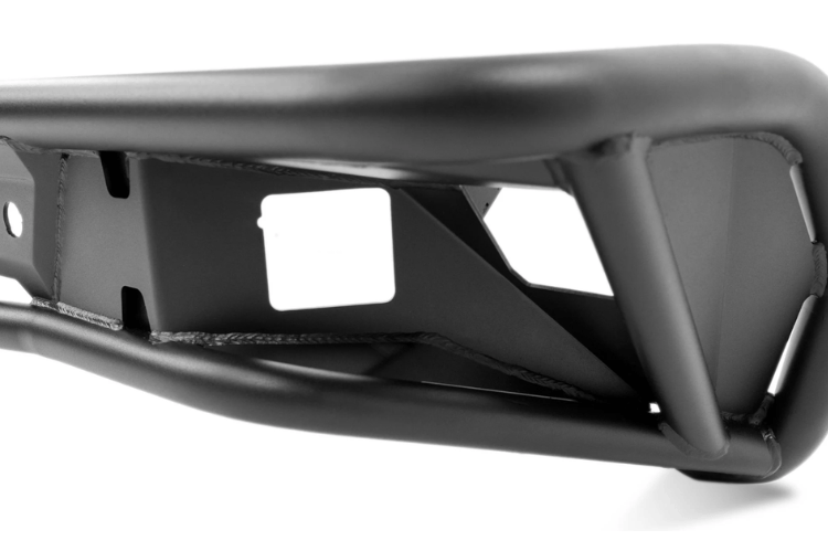 DV8 Offroad truck rear bumper RBCS1-04 for 2019–2025 Chevy Silverado 1500, heavy-duty bumper for rugged rear-end protection.