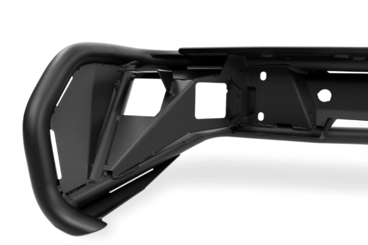 DV8 Offroad truck rear bumper RBCS1-04 for 2019–2025 GMC Sierra 1500, heavy-duty steel bumper for rugged rear-end protection.