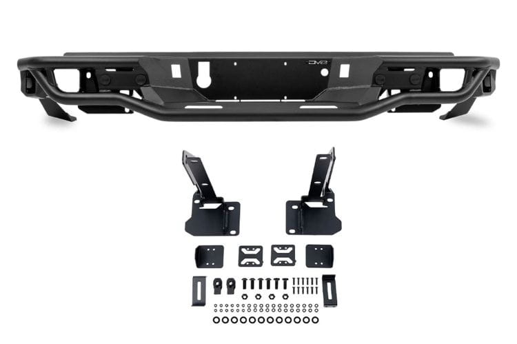DV8 Offroad tube rear bumper RBCS3-04 for 2023-2026 GMC Canyon durable offroad tube bumper and dv8 offroad rear bumper