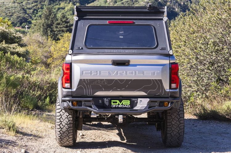 DV8 Offroad tube rear bumper RBCS3-04 for 2023-2026 GMC Canyon durable offroad tube bumper and dv8 offroad rear bumper