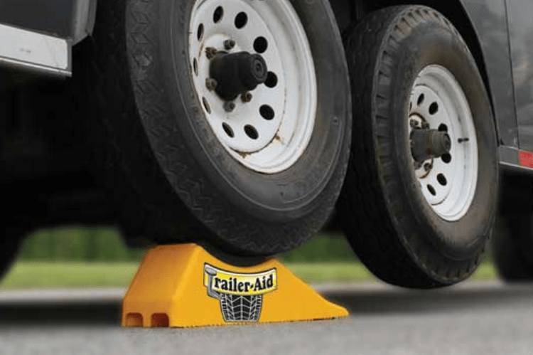 Eaz Lift Trailer Tire Change Ramp 23 for safe and easy trailer tire changes, durable trailer aid ramp for lifting trailers without extra tools