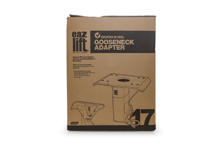 Eaz Lift 48490 Gooseneck Adapter – 17-Inch gooseneck hitch adapter for fifth wheel towing