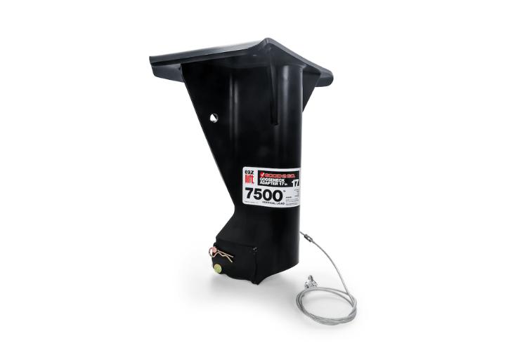 Eaz Lift 48490 Gooseneck Adapter – 17-Inch gooseneck hitch adapter for fifth wheel towing