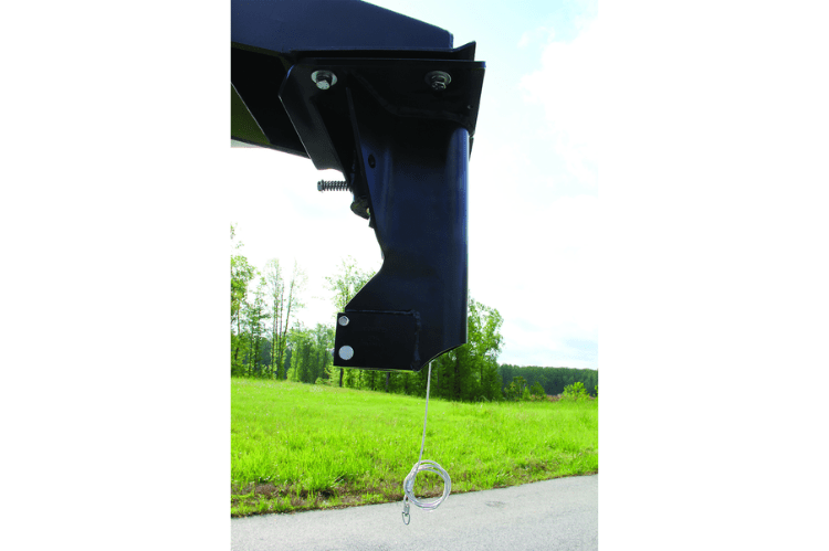 Eaz Lift Gooseneck Adapter 48500 – 12-inch gooseneck adapter for fifth wheel trailers, a durable gooseneck hitch adapter designed for secure towing.