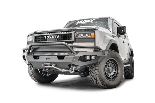  Fab Fours Matrix front bumper with pre-runner guard for Toyota Land Cruiser – rugged matte finish bumper upgrade