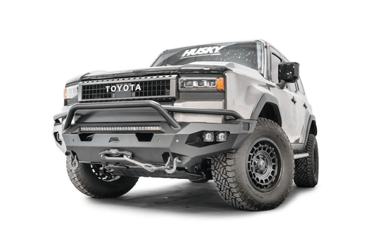  Fab Fours Matrix front bumper with pre-runner guard for Toyota Land Cruiser – rugged matte finish bumper upgrade