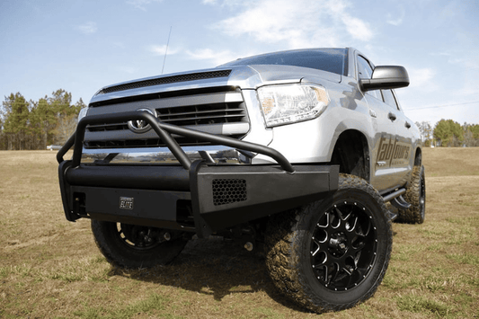Fab Fours Toyota Tundra 2007-2013 Front Bumper Winch Ready with Pre-Runner Guard TT07-R1862-1