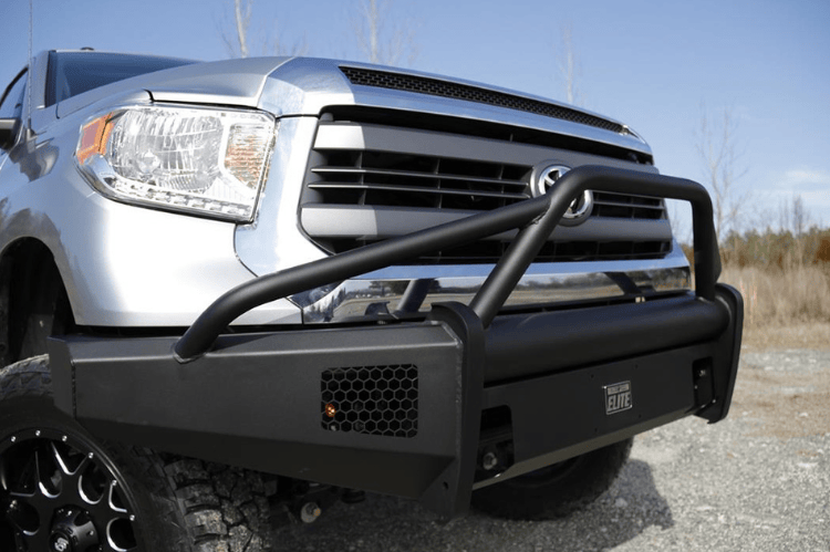 Fab Fours Toyota Tundra 2007-2013 Front Bumper Winch Ready with Pre-Runner Guard TT07-R1862-1
