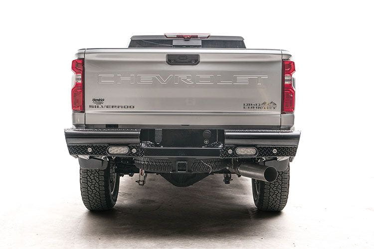 Fab Fours Black Steel CH20-T4950-1 Chevy Silverado 2500HD/3500HD 2020-2024 Rear Bumper