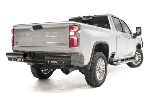 Fab Fours Black Steel CH20-T4950-1 Chevy Silverado 2500HD/3500HD 2020-2024 Rear Bumper
