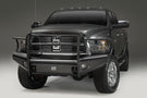 Fab Fours Black Steel Elite full guard front bumper DR10-Q2960-1 for 2010-2018 Dodge Ram 4500/5500 durable protection