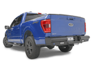 Fab Fours FF21-T5050-1 steel rear bumper for Ford F150 2021–2023 with sensor compatibility