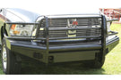 Fab Fours Black Steel full guard front bumper DR10-S2960-1 for 2010-2018 Dodge Ram 4500/5500 durable Black Steel bumper