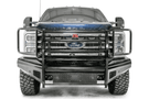Fab Fours black steel front bumper grille guard FS23-S5960-1 for 2023-2025 Ford F450/F550 Super Duty durable fab fours bumper