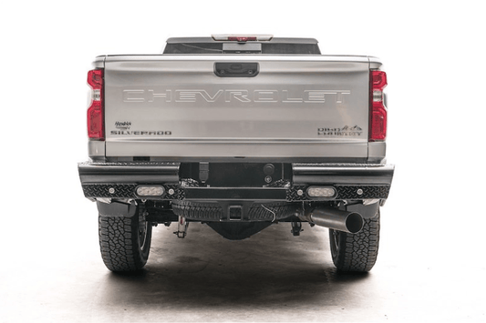 Fab Fours CH20-T4950-1 GMC Sierra 2500/3500 2020-2024 Black Steel Rear Bumper
