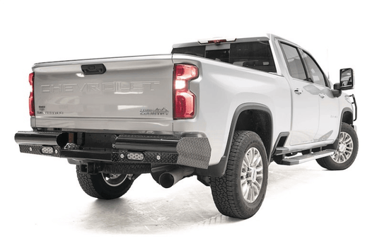 Fab Fours CH20-T4950-1 GMC Sierra 2500/3500 2020-2024 Black Steel Rear Bumper