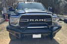 Fab Fours Black Steel Pre-Runner Guard Front Bumper 2019-2024 Dodge Ram 2500/3500 HD (New Body Style) DR19-S4462-1