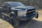 Fab Fours Black Steel Pre-Runner Guard Front Bumper 2019-2024 Dodge Ram 2500/3500 HD (New Body Style) DR19-S4462-1