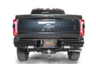 Fab Fours black steel rear bumper FS23-T5950-1 for 2023-2025 Ford F450/F550 Super Duty durable heavy duty rear bumper