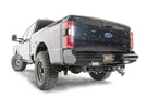 Fab Fours black steel rear bumper FS23-T5950-1 for 2023-2025 Ford F450/F550 Super Duty durable heavy duty rear bumper
