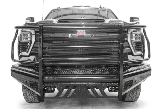 Fab Fours CH24-S6160-1 Chevy Silverado 2500/3500 2024 Black Steel Front Bumper Full Guard