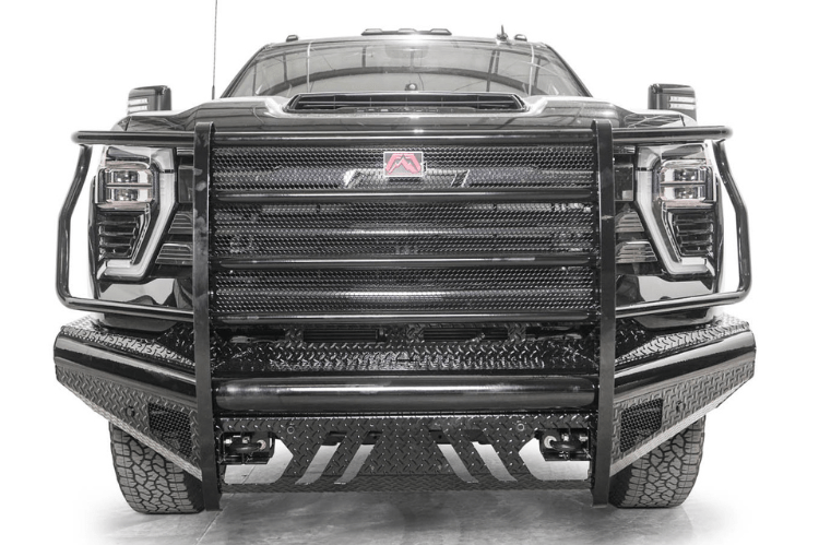 Fab Fours CH24-S6160-1 Chevy Silverado 2500/3500 2024-2025 Black Steel Front Bumper Full Guard