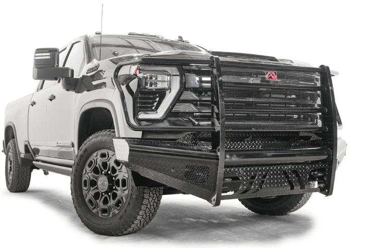 Fab Fours CH24-S6160-1 Chevy Silverado 2500/3500 2024-2025 Black Steel Front Bumper Full Guard