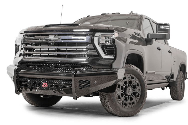 Fab Fours CH24-S6161-1 Chevy Silverado 2500/3500 2024-2025 Black Steel Front Bumper No Guard