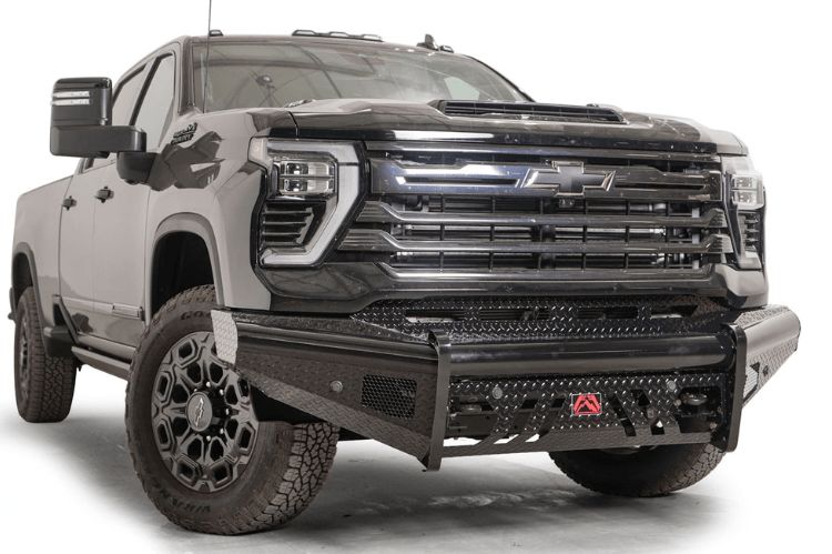 Fab Fours CH24-S6161-1 Chevy Silverado 2500/3500 2024-2025 Black Steel Front Bumper No Guard