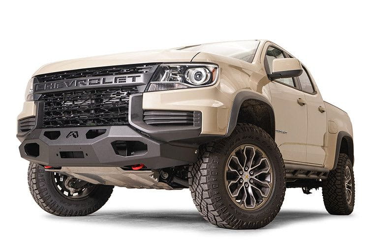 Fab Fours CC21-N5151-1 Chevy Colorado ZR2 2021-2022 Hidden Front Bumper Winch Ready No Guard