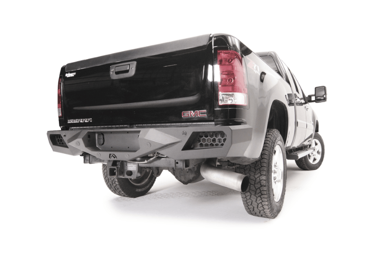 Fab Fours CH11-E2151-1 Chevy Silverado 2500/3500 2011-2014 Vengeance Rear Bumper with Sensor