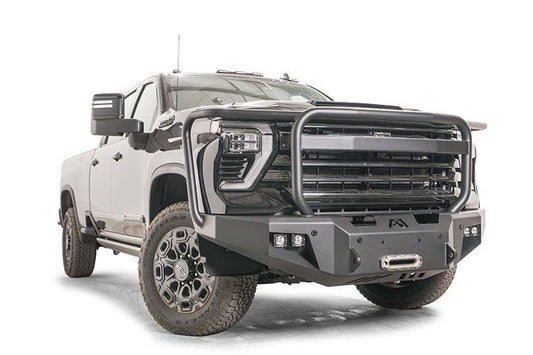 Fab Fours CH24-A6150-1 Chevy Silverado 2500HD/3500HD 2024-2025 Premium Front Bumper Winch Ready Full Guard