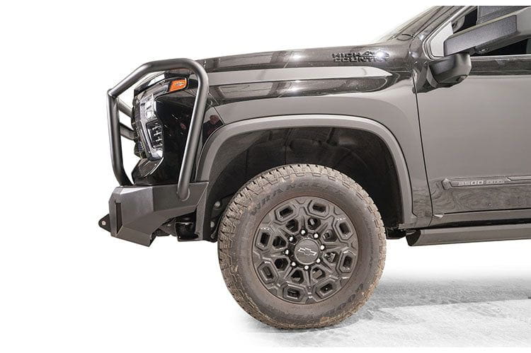 Fab Fours CH24-A6150-1 Chevy Silverado 2500HD/3500HD 2024-2025 Premium Front Bumper Winch Ready Full Guard