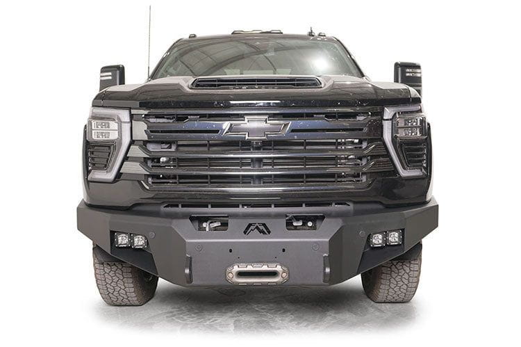 Fab Fours CH24-A6151-1 Chevy Silverado 2500HD/3500HD 2024 Premium Front Bumper Winch Ready No Guard