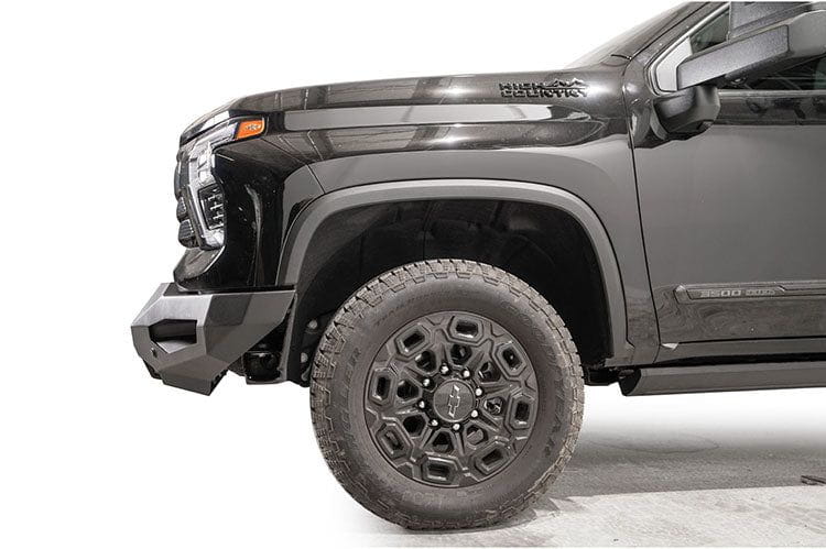 Fab Fours CH24-X6151-1 Matrix front bumper without guard for 2024 Chevy Silverado 2500HD and 3500HD, winch-ready and built for heavy-duty off-road performance