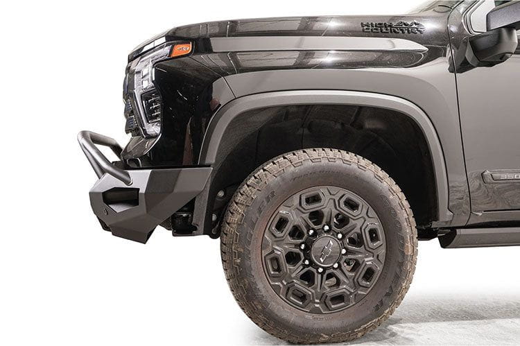 Fab Fours CH24-X6152-1 Chevy Silverado 2500HD/3500HD 2024-2025 Matrix Front Bumper Winch Ready with Pre-Runner Guard