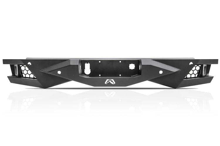 Fab Fours CS19-E4052-1 GMC Sierra 1500 2019-2024 Vengeance Rear Bumper with Blind Spot Monitor