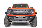 Fab Fours Matrix front bumper FBR22-X5751-1 with no guard, fits 2022 to 2024 Ford Bronco, off-road ready and winch compatible