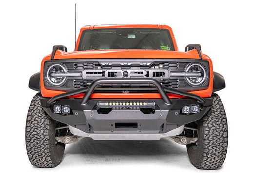 Fab Fours FBR22-X5752-1 Ford Bronco 2022-2024 Matrix Front Bumper Winch Ready Pre-Runner Guard