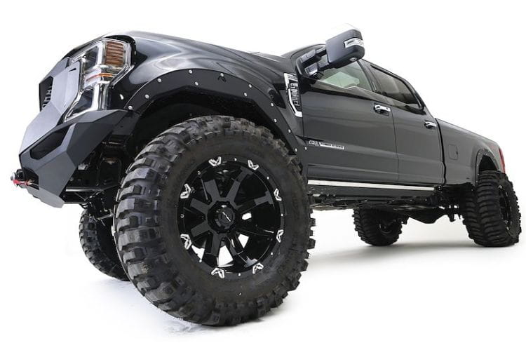 Fab Fours base open fender system TF4200-1 for 2020-2022 Ford F250/F350 Superduty heavy duty offroad fender flares