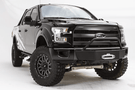 Fab Fours FF15-N3250-1 winch mount front bumper for Ford F150 2015–2020