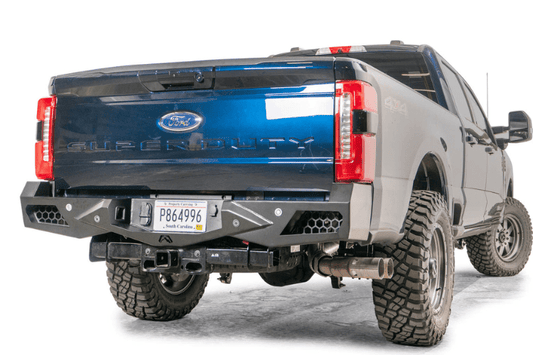 Fab Fours FS23-E5951-1 Ford F250/F350 Superduty 2023 Vengeance Rear Bumper with Sensor