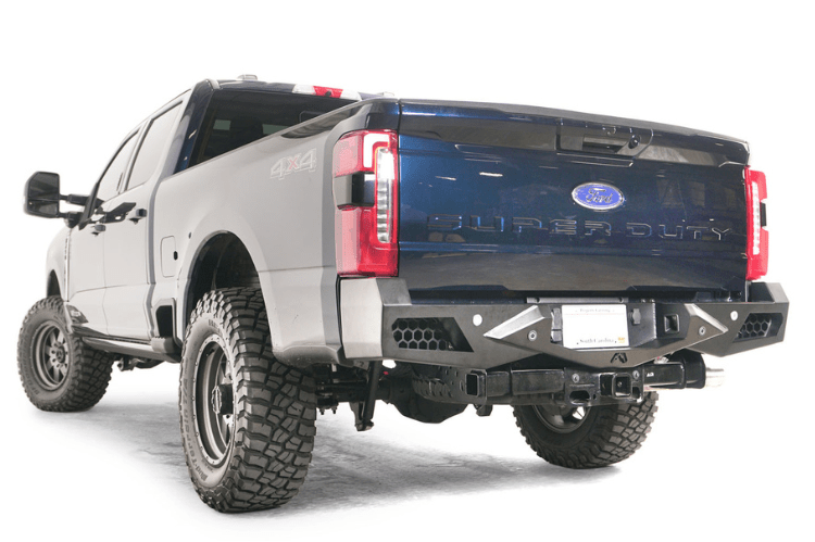 Fab Fours FS23-E5951-1 Ford F250/F350 Superduty 2023-2025 Vengeance Rear Bumper with Sensor
